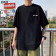 蒂卡登短袖t恤男夏季學(xué)生潮牌港風(fēng)ins百搭寬松半截袖純棉打底衫上衣服 T2156（黑色） L（建議110斤-130斤）