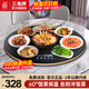 三角牌（Triangle）暖菜板加熱菜板飯菜保溫板加熱板家用家庭用圓桌電熱盤飯桌/餐桌加熱轉(zhuǎn)盤電動(dòng)自動(dòng)旋轉(zhuǎn)/電磁爐火鍋 保溫款丨手動(dòng)旋轉(zhuǎn)丨直徑 80cm