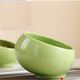 暢印 麻辣燙碗火鍋店調料碗酒店醬碗陶瓷調味碗沙拉自助餐生菜桶 6寸綠色