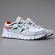 耐克（NIKE）休閑鞋男鞋夏季新款運(yùn)動(dòng)鞋F(xiàn)REE Run 2赤足減震跑步鞋537732-102 537732-102白灰 42.5