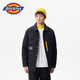 dickiesDickies 時(shí)尚百搭休閑版型大容量拉鏈口袋棉服 保暖外套10921 黑色 M