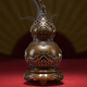銅師傅《福祿香爐》客廳桌面銅葫蘆擺件 家居裝飾工藝品創(chuàng)意禮物