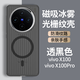 興麟 適用于vivo x100手機(jī)殼x100spro超薄磨砂PC殼 全包覆蓋磁吸抗指紋簡約瓦楞條紋保護(hù)殼新款男女 透黑【超薄磨砂丨超強(qiáng)磁吸丨不沾指紋】瓦楞條紋殼 適用于vivo x100