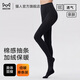 貓人打底褲襪女加絨加厚秋冬款保暖連褲襪防風(fēng)緊身褲收腹顯瘦高腰襪子 黑色 1條 均碼