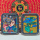 青藏源西藏純手繪扎基拉姆黃黑財(cái)神大黑天文殊菩薩藥師佛小唐卡佛牌吊墜 扎基拉姆前世今生4*5cm1