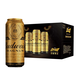 百威黑金啤酒600ml*12瓶500ml*12罐裝整箱大師高酒精麥汁濃度大瓶精釀 黑金500*12罐10月到期