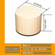 林家小子墊高底座桌腳墊家具增高神器床腳抬高墊塊沙發(fā)茶幾防滑避震墊腳塊 直徑100mm高15mm【4塊裝】