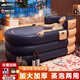 西哈泳士充氣浴缸泡澡桶成人家用全身兒童大人汗蒸保溫折疊洗澡浴桶浴盆 【無(wú)線(xiàn)閃充】橘色 1.6米4層