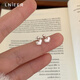 LnieerS999足銀拉絲愛心耳釘女養(yǎng)耳洞耳環(huán)小眾高級感2025新款輕奢耳飾品 拉絲愛心耳釘【S999足銀】