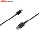 聯(lián)想thinkplus 原裝65W USB-C to Slim方口電源線 PD快充 適用于口紅電源USB-C電源適配器 黑色 65W1.8米USB-C轉(zhuǎn)聯(lián)想方口線材