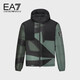 阿瑪尼EMPORIO ARMANI【七夕禮物】EA7男士寬松連帽運(yùn)動(dòng)登山棉服