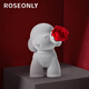 諾誓ROSEONLY【永生花】玫瑰花公仔守愛狗七夕禮物生日禮物女送女友
