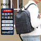POLO 男士雙肩包學(xué)生書(shū)包時(shí)尚潮流運動(dòng)書(shū)包大容量旅行背包電腦包 黑色