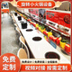 旋轉(zhuǎn)小火鍋設(shè)備全套自助餐臺涮烤一體回轉(zhuǎn)桌火鍋設(shè)備全套生產(chǎn)廠家 火鍋設(shè)備(咨詢客服免費設(shè)計） 1cm