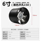 圓形pvc管道風(fēng)機(jī)廚房抽油煙排氣扇靜音強(qiáng)力艾灸換氣扇衛(wèi)生間通風(fēng) 6寸開孔150mm(黑色)送開關(guān)線