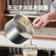 美亞（MEYER） 不銹鋼單柄湯鍋小奶鍋輔食鍋16cm泡面鍋家用多功能鍋 帶蓋 16cm奶鍋+蓋