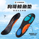 狗哥鯨魚(yú)墊足弓支撐矯正鞋墊TPU運動(dòng)回彈PORON緩震吸汗透氣久站不累 2雙【足弓支撐丨護足減震】 42碼