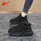 上?；亓Σ仁焊信嫫み\動(dòng)鞋2025春秋大碼4143老爹鞋高幫莆田鞋 黑色 36
