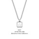 BROSWAY歐美時(shí)尚十二星座項鏈吊墜個(gè)性男士鈦鋼飾品生日送男友禮物 BID97 雙子座