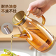 康之伴油壺玻璃油壺高硼硅油瓶倒油壺家用大容量油壺廚房防漏嘴不掛油罐 【琥鉑色】1000ml高硼硅玻璃1個(gè)