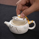 恒古（Heregur）青花陶瓷小號茶壺潮汕功夫茶具茶道配件茶器泡茶壺小容量家用單壺 丹楓白露（85mL）小茶壺85ml