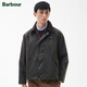 Barbour OS Transport男女同款寬松油蠟夾克 橄欖色 S (34)