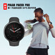 博能（polar） Pacer &Pacer Pro領(lǐng)跑者超輕進階睡眠監(jiān)測跑步手表運動心率腕表 pacer pro碳黑色 S-L
