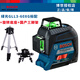 博世（BOSCH)水平儀綠光12線(xiàn)貼墻儀GLL3-60XG打墻水平儀 主機標配+旋轉底座+國產(chǎn)三腳架