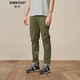 SIMWOOD簡(jiǎn)木男裝【ST01修身錐形】新款微彈休閑褲歐美簡(jiǎn)約長(cháng)褲男SL130257 淺軍綠【ST01修身錐形】 29