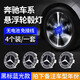 適用于奔馳磁懸浮輪轂蓋燈C級E級S級GLC GLE GLA發(fā)光車標(biāo)車輪燈專用改裝 黑標(biāo)款-藍光【留言車型+年款】