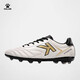 KELME/卡爾美足球鞋男短釘AG人造草地比賽訓練鞋子6871001 白黑金 39