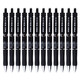 晨光（MG） 按動(dòng)中性筆AGPK3507金品K35簽字筆0.5mm學(xué)生用水性筆學(xué)生考試筆辦公會(huì)議筆 黑色 12支/盒