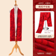 北羅中國紅色年會圍巾定制周年慶企業(yè)活動公司團(tuán)建聚會結(jié)婚圍脖印logo JSH-提花平安福紅色 均碼