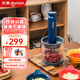 東菱絞肉機(jī)家用小型絞餡機(jī)輔食機(jī)料理棒切菜碎肉機(jī)搗蒜器多功能百味佐料機(jī)有線款 DL-6082A有線款 1L