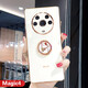 速舞（SUWU） 榮耀magic4pro手機殼女款指環(huán)支架魔術(shù)4可愛(ài)個(gè)性超薄硅膠軟全包鏡頭防摔保護套 榮耀Magic4【典雅白】可愛(ài)招財貓指環(huán)