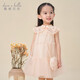 戴維貝拉兒童連衣裙夏裝女童漢服裙子女寶寶中國風(fēng)網(wǎng)紗裙