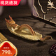 銅師傅 正版授權(quán)《武當聯(lián)名龍香插》客廳桌面家居裝飾銅擺件