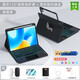 VHW適用新款2024華為平板matepad11.5s保護套柔光版鍵盤(pán)鼠標靈動(dòng)款電腦殼11.5英寸帶筆槽可磁吸拆分 旋轉典雅黑皮套+鼠標觸控面板七彩背光鍵盤(pán)+禮包 MatePad 11.5s