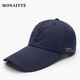 蒙奈特（MONAITTE）帽子男新款加長(zhǎng)帽檐潮流夏季鴨舌帽運(yùn)動(dòng)遮陽(yáng)帽防曬太陽(yáng)帽棒球帽女 藏青色（長(zhǎng)帽檐10CM） 均碼 可調(diào)節(jié)（54-61CM）