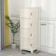 斯樸洛特實(shí)木斗柜帶門(mén)大容量收納柜家用多功能儲物柜簡(jiǎn)易書(shū)柜陽(yáng)臺角柜 40公分象牙白四門(mén)【現貨速發(fā)】