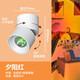 一極喜光嵌入式夕陽紅日落燈氛圍感玄關(guān)過道日不落射燈吸頂落日主播氛圍燈 明裝式白色-夕陽紅10w