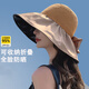 俞兆林（YUZHAOLIN）夏季防曬帽帽子女防紫外線遮陽帽女漁夫帽可收納太陽帽