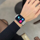 蘋(píng)果手機通用iwatch智能手表環(huán)女士藍牙電話(huà)消息提醒支付血壓心率血氧監測華強北S7筱岙運動(dòng)手表 銀灰