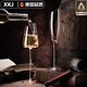 XKJ【德國(guó)品質(zhì)】香檳杯氛圍一對(duì)水晶玻璃起泡酒杯禮物高腳杯子高顏值 火烈鳥(niǎo)香檳杯A款兩只【純粹手工】