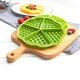 酷易（coolyep）圓形華夫餅模具長(cháng)方形華夫餅模鉑金硅膠松餅?？鞠溆貌徽衬透邷?圓形(綠色)