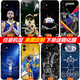 WENYAFF華為Pura70/Pura80Pro/Mate60pro/50/40E/30/20/10/9磨砂手機殼套 NBA-庫里-勇士隊-籃球潮男款 玻璃殼-下單留言型號和圖案編號