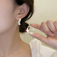 伊黛兒 法式小眾高級感耳環(huán)耳圈氣質(zhì)2026年新款潮設計感耳釘女輕奢耳飾 法式圈圈耳環(huán)E0290