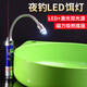 ?？贫喙δ芤贯灷D盤(pán)燈LED小燈釣魚(yú)搓餌燈餌料燈拌餌燈帶磁鐵 激光款（自帶3粒電池）