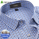 杉杉（FIRS）純棉襯衫男長(cháng)袖黑白格子秋季新款休閑商務(wù)中老年爸爸裝全棉襯衣 FQC2140277128C 40