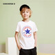 匡威 Converse童裝男女童短袖T恤2024夏季純棉舒適針織兒童休閑上衣